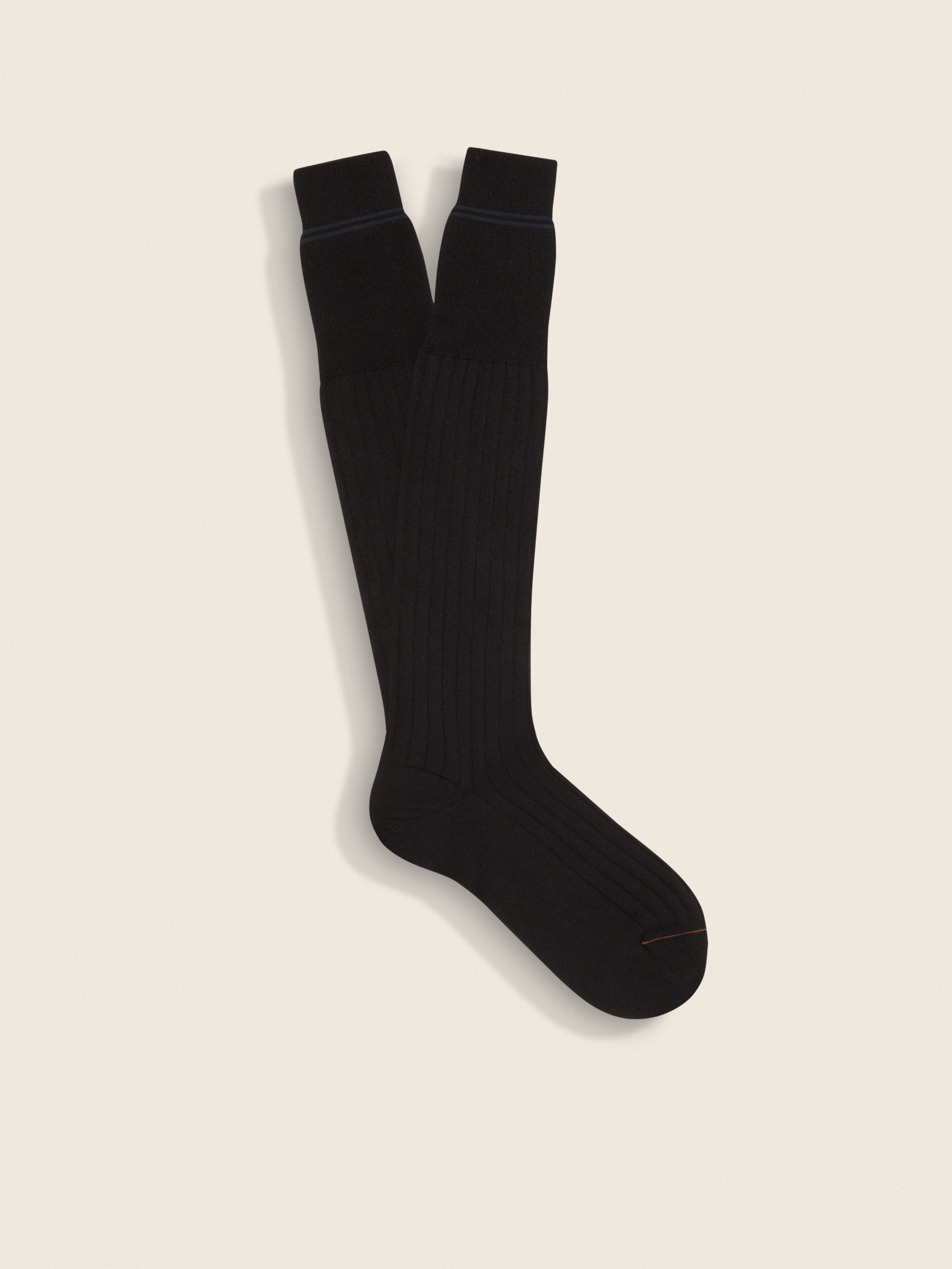 Black Cotton Cashmere and Silk Socks Main product photo