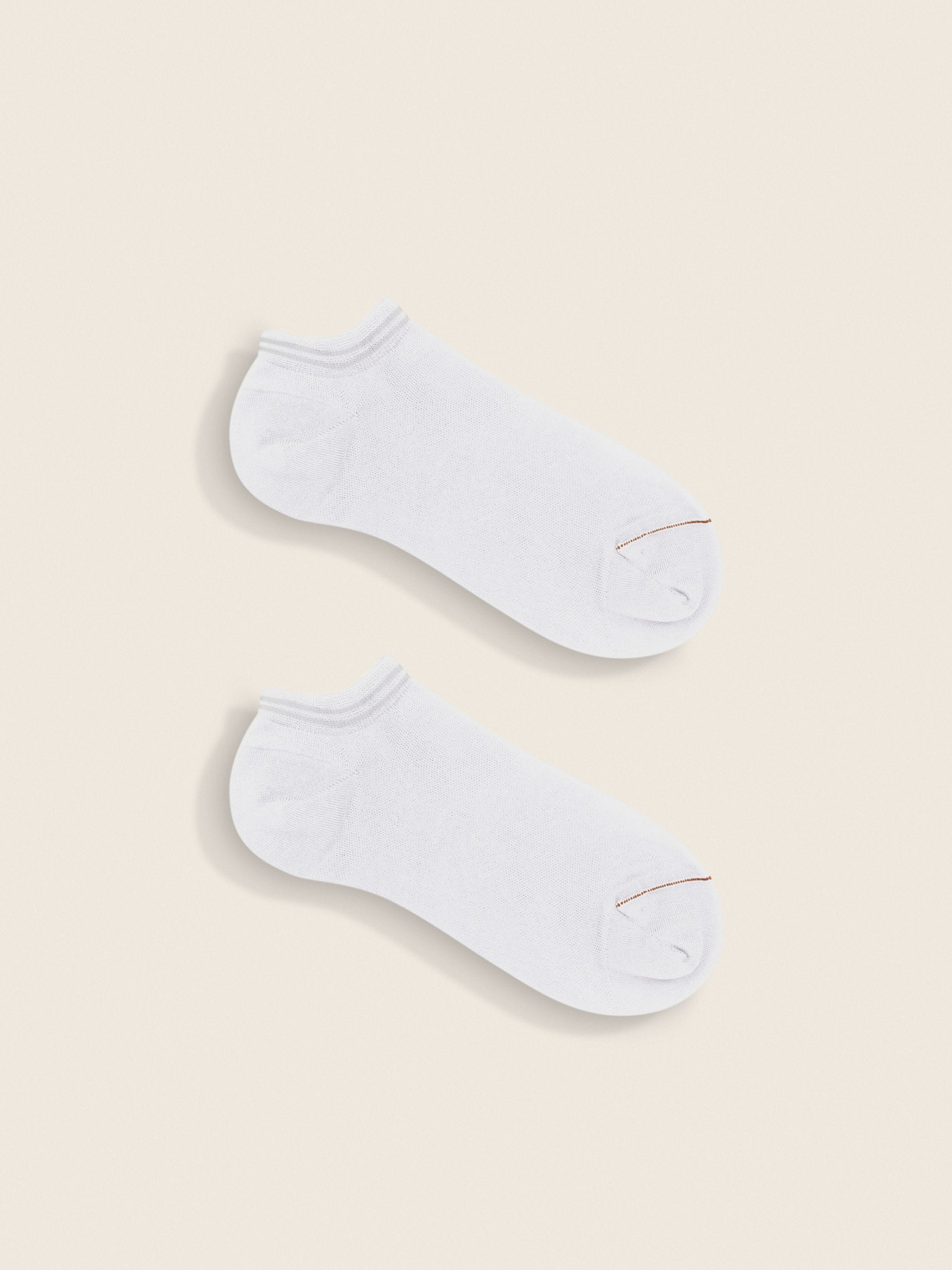 Socken aus Baumwollmischung in strahlendem Weiß Detailfoto #2 des Produkts