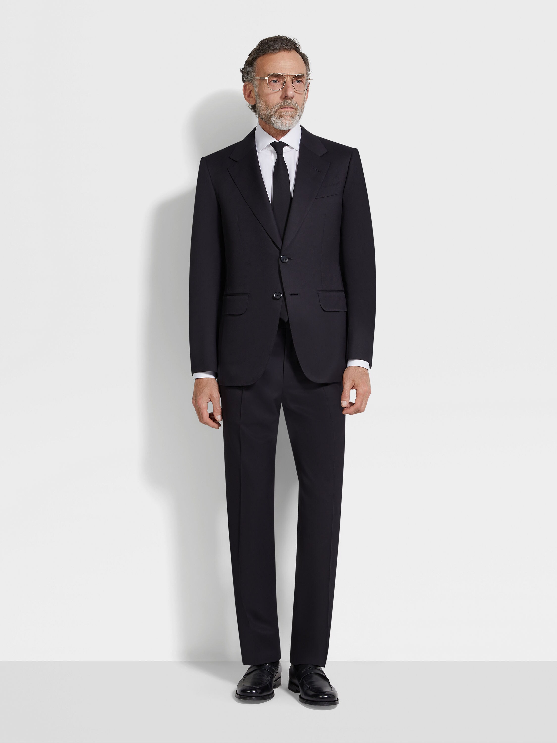 White Micro-striped Centoventimila Cotton Shirt Product detail photo #1