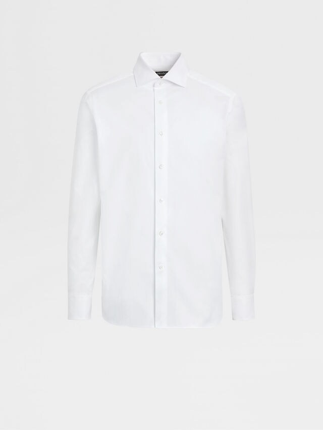 White Sea Island Cotton Long-sleeve Tailoring Shirt Main product photo