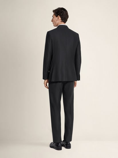 Black Trofeo 600 Wool and Silk Tuxedo FW25 22792808 | Zegna ROW