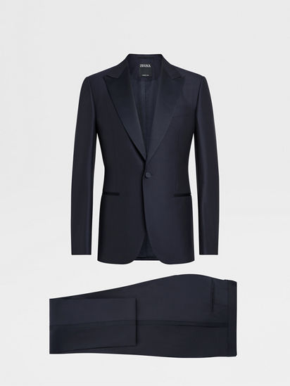 Navy Blue Trofeo™ 600 Tailoring Evening Suit SS24 22792861