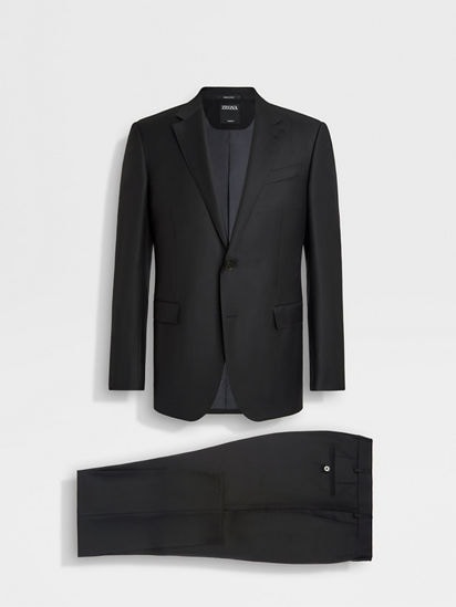 Black Trofeo™ Wool Suit