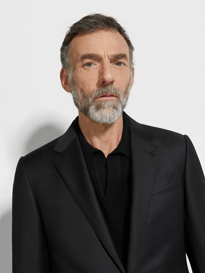 Black Trofeo Wool Suit FW25 22452135 | Zegna TR