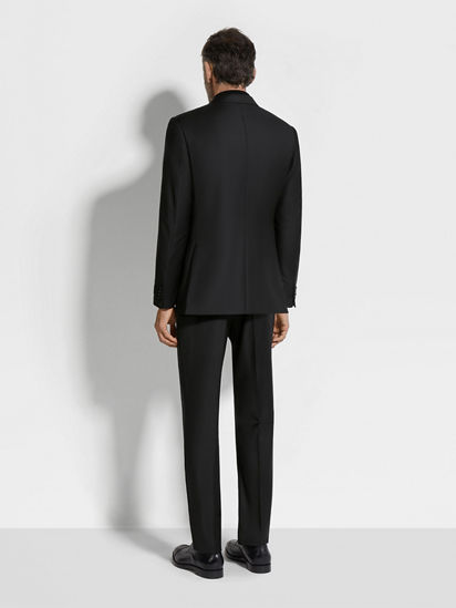 Black Trofeo Wool Suit FW25 22452135 | Zegna SG