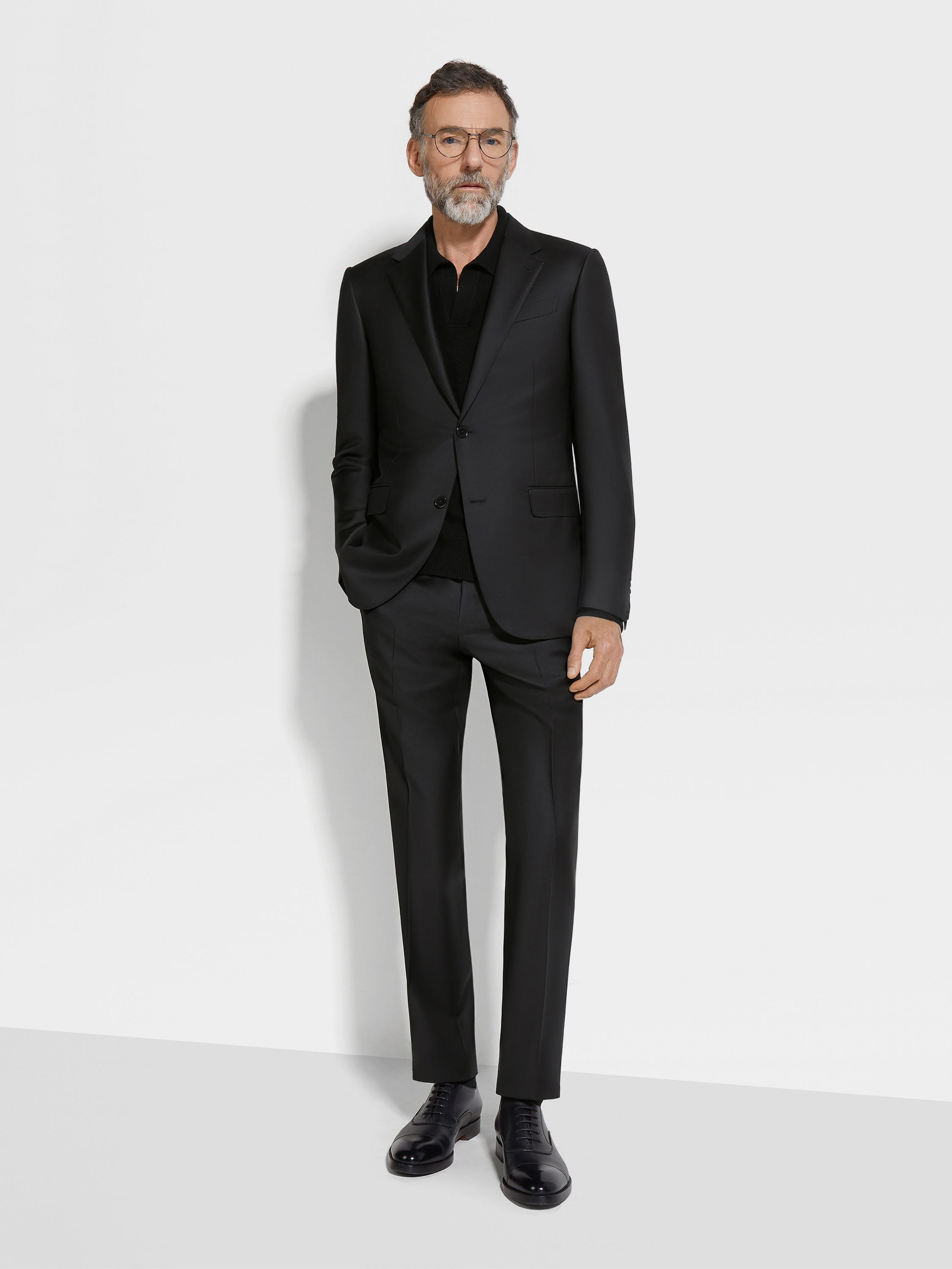 Black Trofeo™ Wool Suit