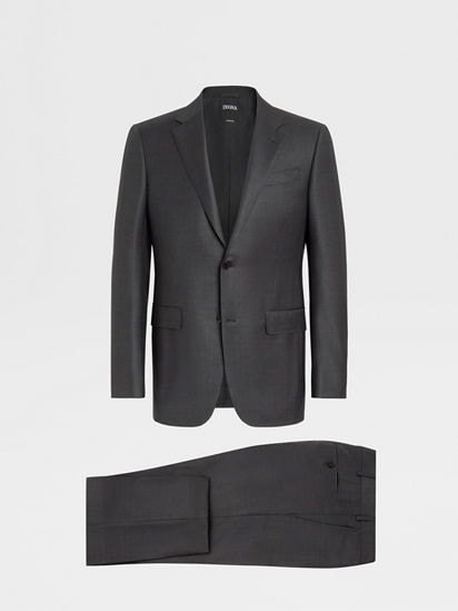 ダークグレー Trofeo™ ウール スーツ SS25 22452153 | Zegna JP ダークグレー Trofeo™ ウール スーツ SS25 22452153 | Zegna JP