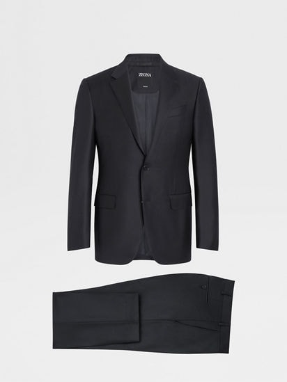 Navy Blue Trofeo™ Wool Suit SS25 22451508 | Zegna US Navy Blue Trofeo™ Wool Suit SS25 22451508 | Zegna US