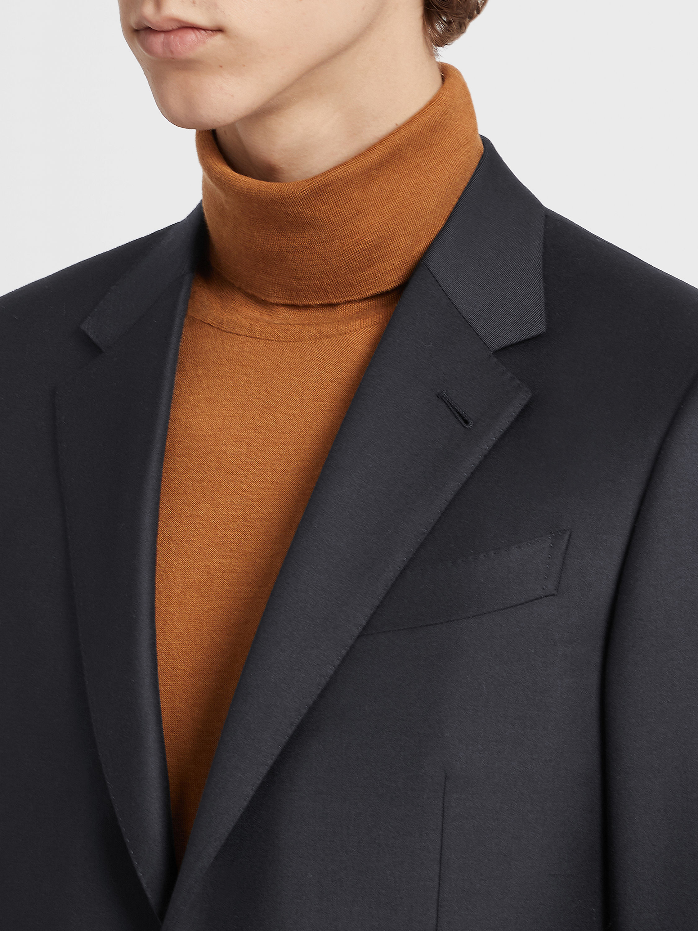 Costume en Laine Trofeo Bleu Marine Photo #2 de détail du produit