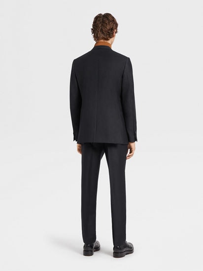 ネイビーブルー Trofeo™ ウールスーツ SS25 22451508 | Zegna JP ネイビーブルー Trofeo™ ウールスーツ SS25 22451508 | Zegna JP