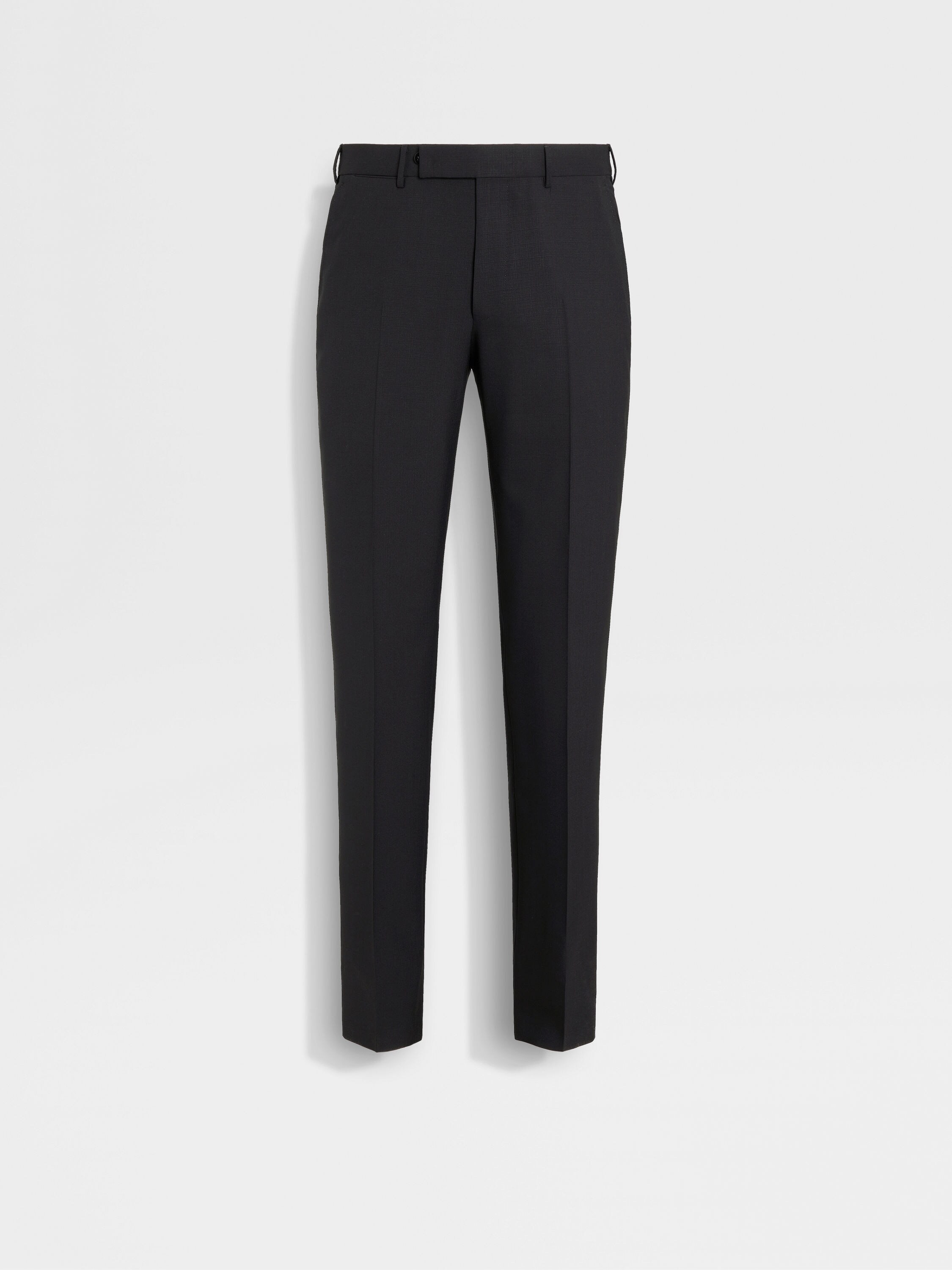 Black High Performance™ Wool Pants SS24 22454505 | Zegna CA