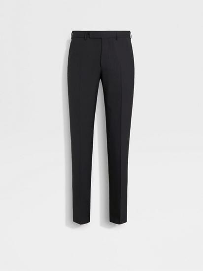 Black High Performance™ Wool Pants SS24 22454505 | Zegna US