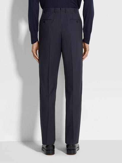 Navy Blue High Performance™ Wool Pants SS25 22455821 | Zegna US Navy Blue High Performance™ Wool Pants SS25 22455821 | Zegna US