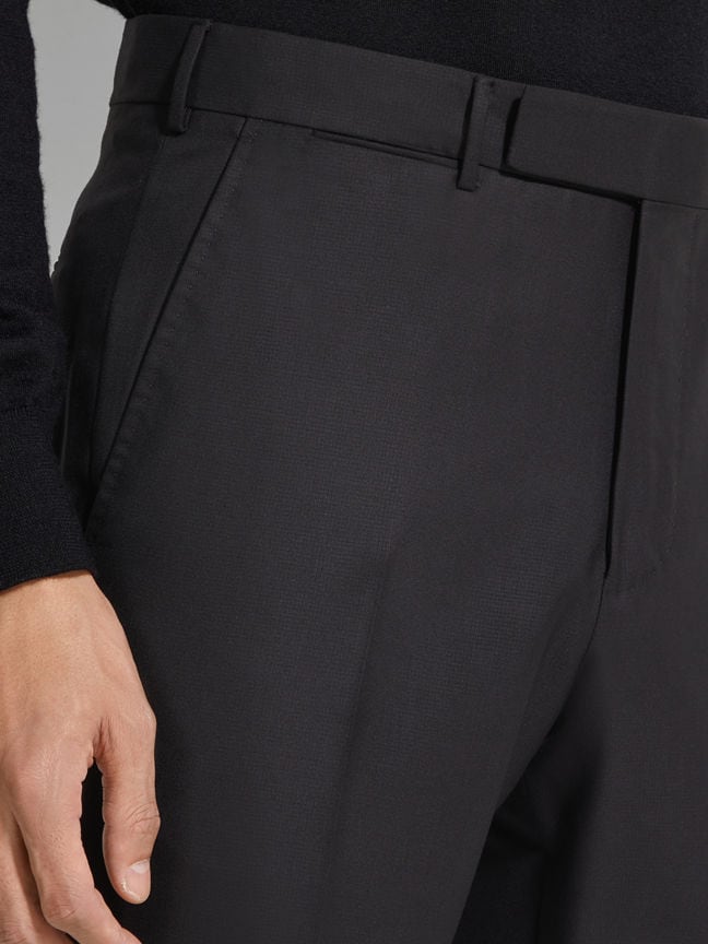 伊製 zegna ゼニア ネイビーブルー シルク ボクサーパンツM セミロングボクサーパンツ（前とじ）【SALE】 MA4080 :メンズ