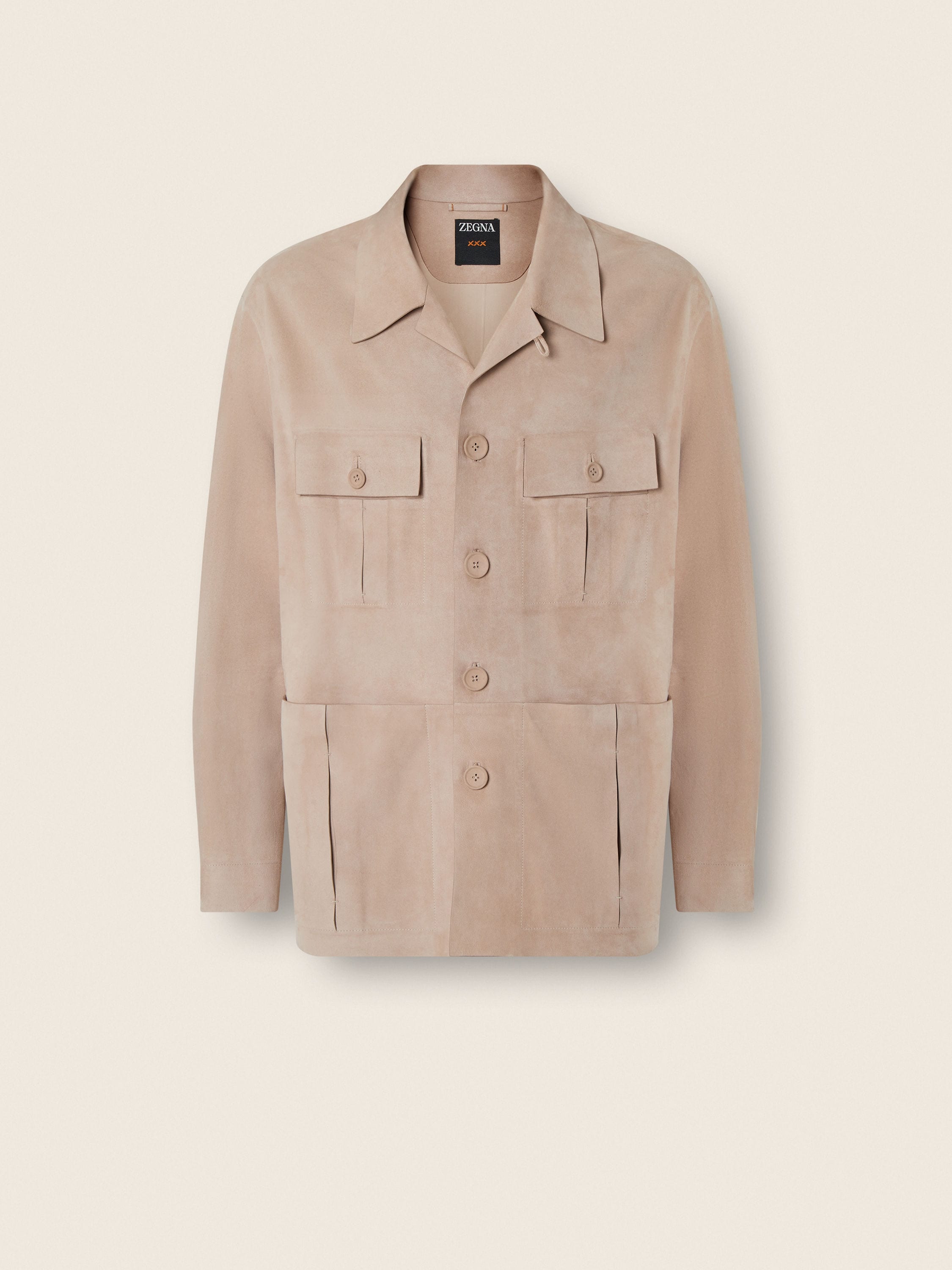 Sahariana Jacke aus Wildleder Hauptproduktfoto