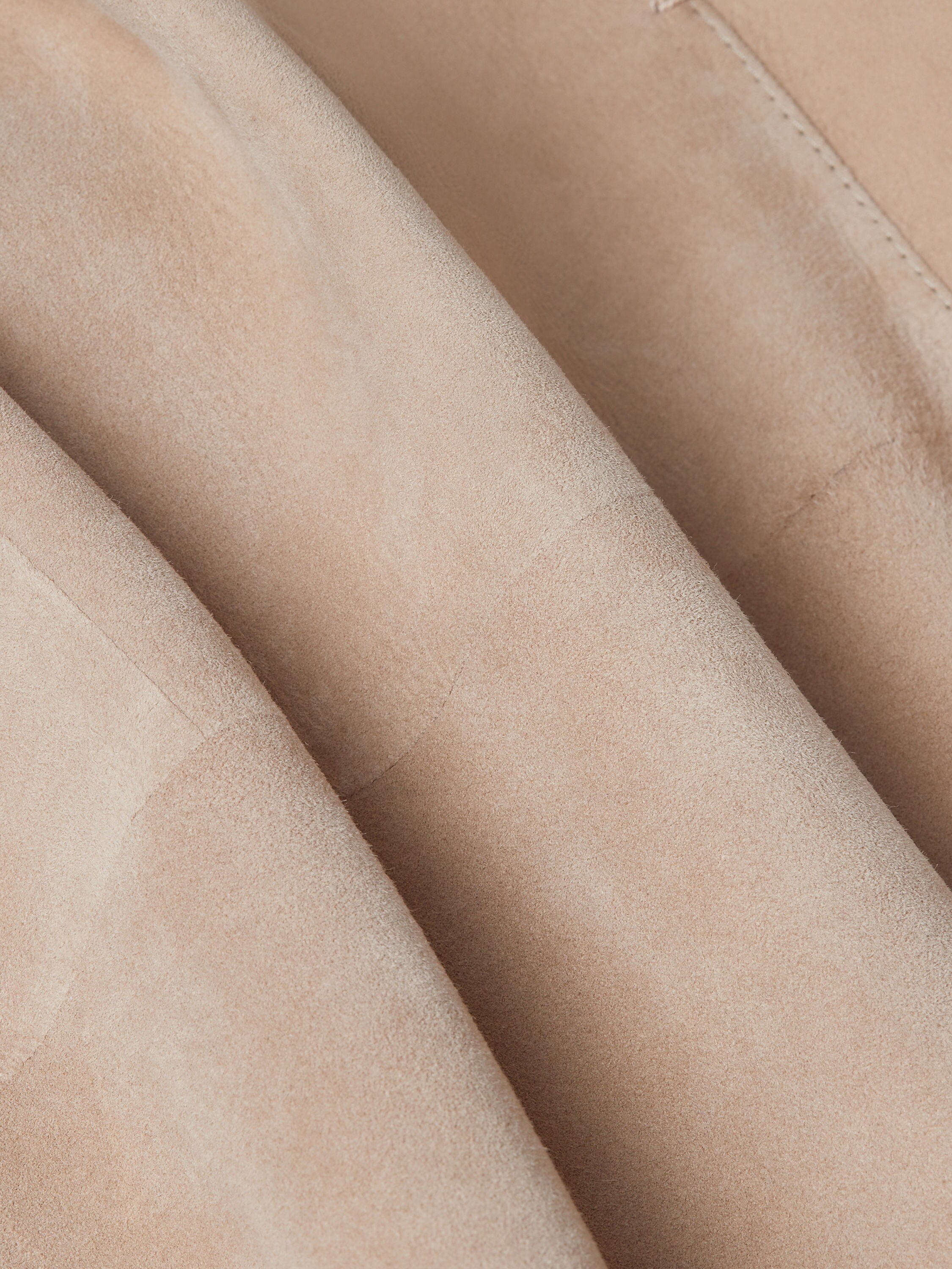 Sahariana Jacke aus Wildleder Detailfoto #4 des Produkts