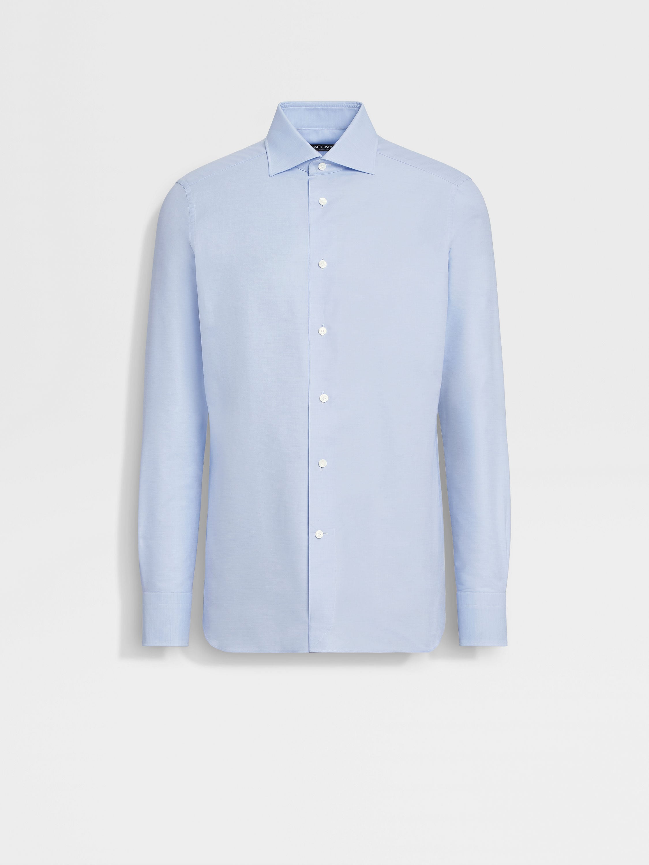 ライトブルー Trofeo™ コットンシャツ SS25 22483796 | Zegna JP ライトブルー Trofeo™ コットンシャツ SS25 22483796 | Zegna JP