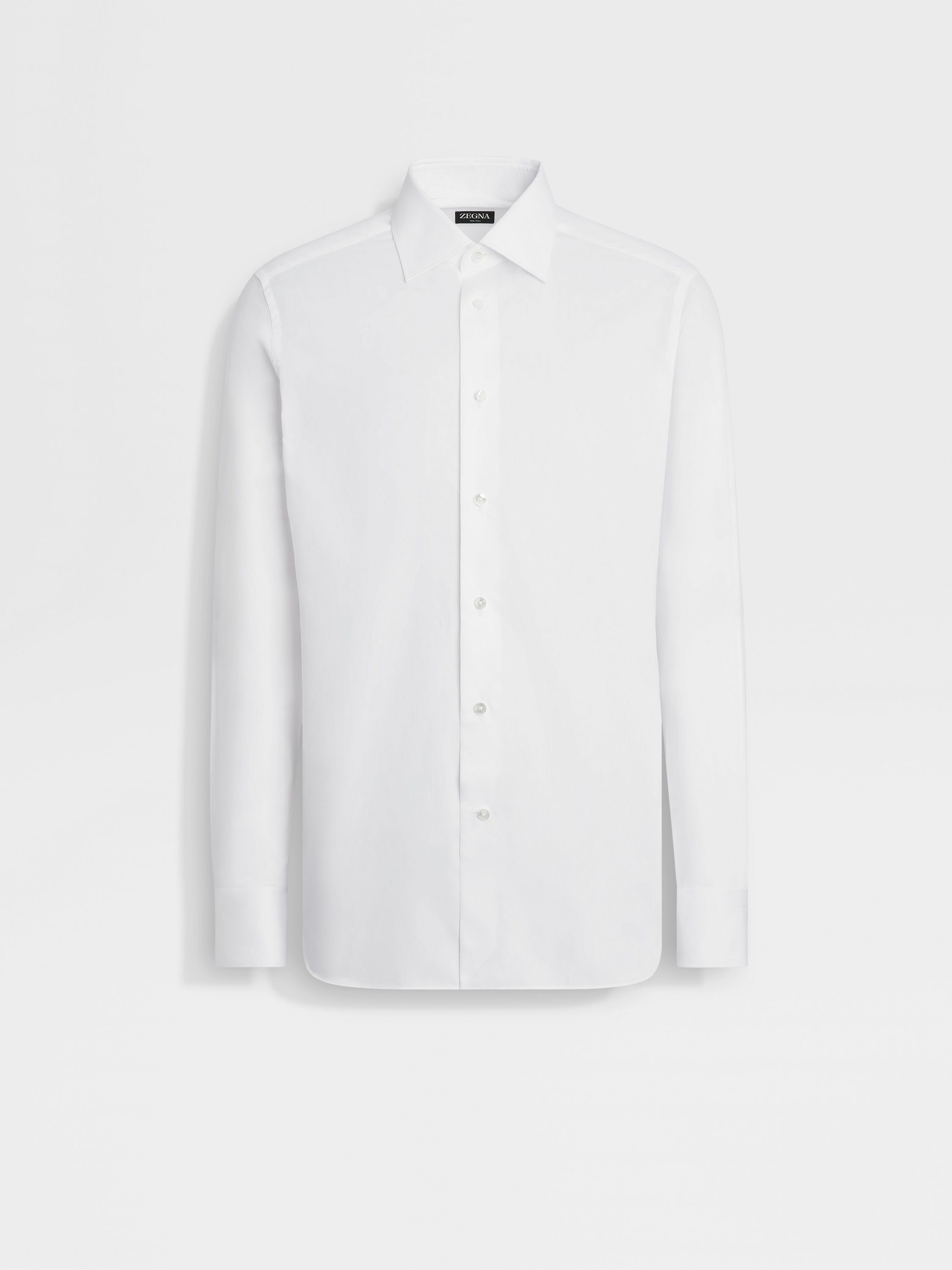 White 100fili Cotton Shirt SS24 22483831 | Zegna GB