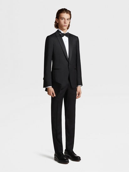 ホワイト コットン タキシード シャツ SS25 22483802 | Zegna JP ホワイト コットン タキシード シャツ SS25 22483802 | Zegna JP