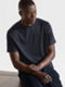 Navy Blue High Performance™ Wool T-shirt Product detail photo #2
