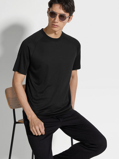 Black High Performance™ Wool T-shirt SS25 25729746 | Zegna KR Black High Performance™ Wool T-shirt SS25 25729746 | Zegna KR