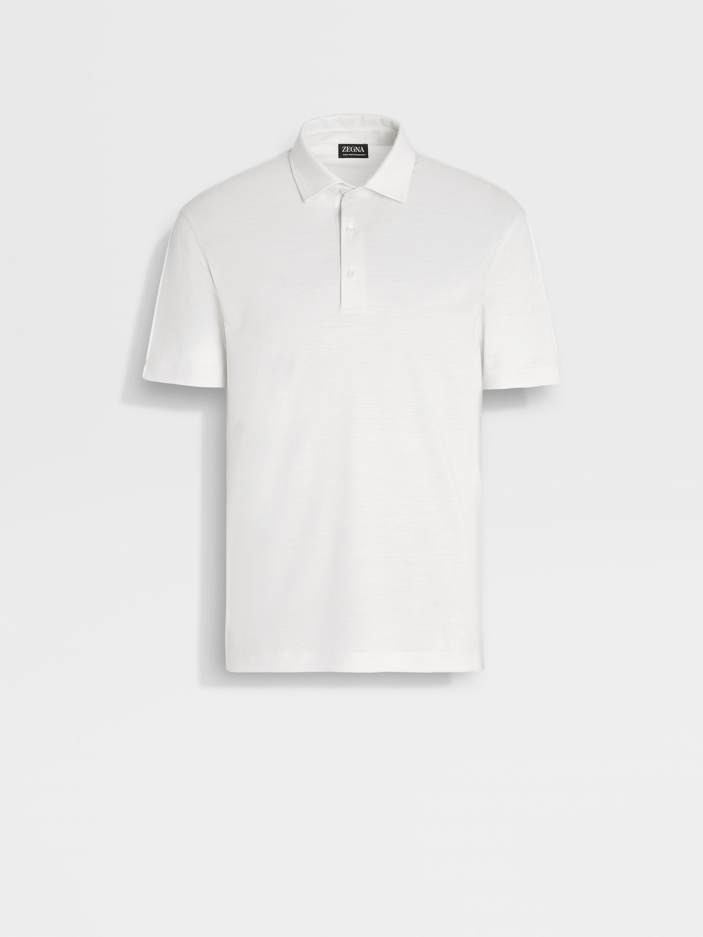 White High Performance™ Wool Polo Shirt FW24 25729752 | Zegna LT