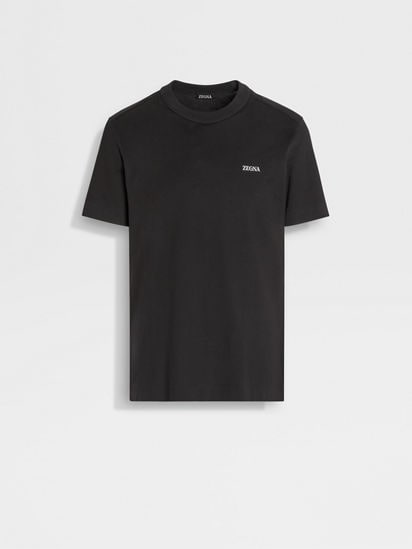 Black Cotton T-Shirt