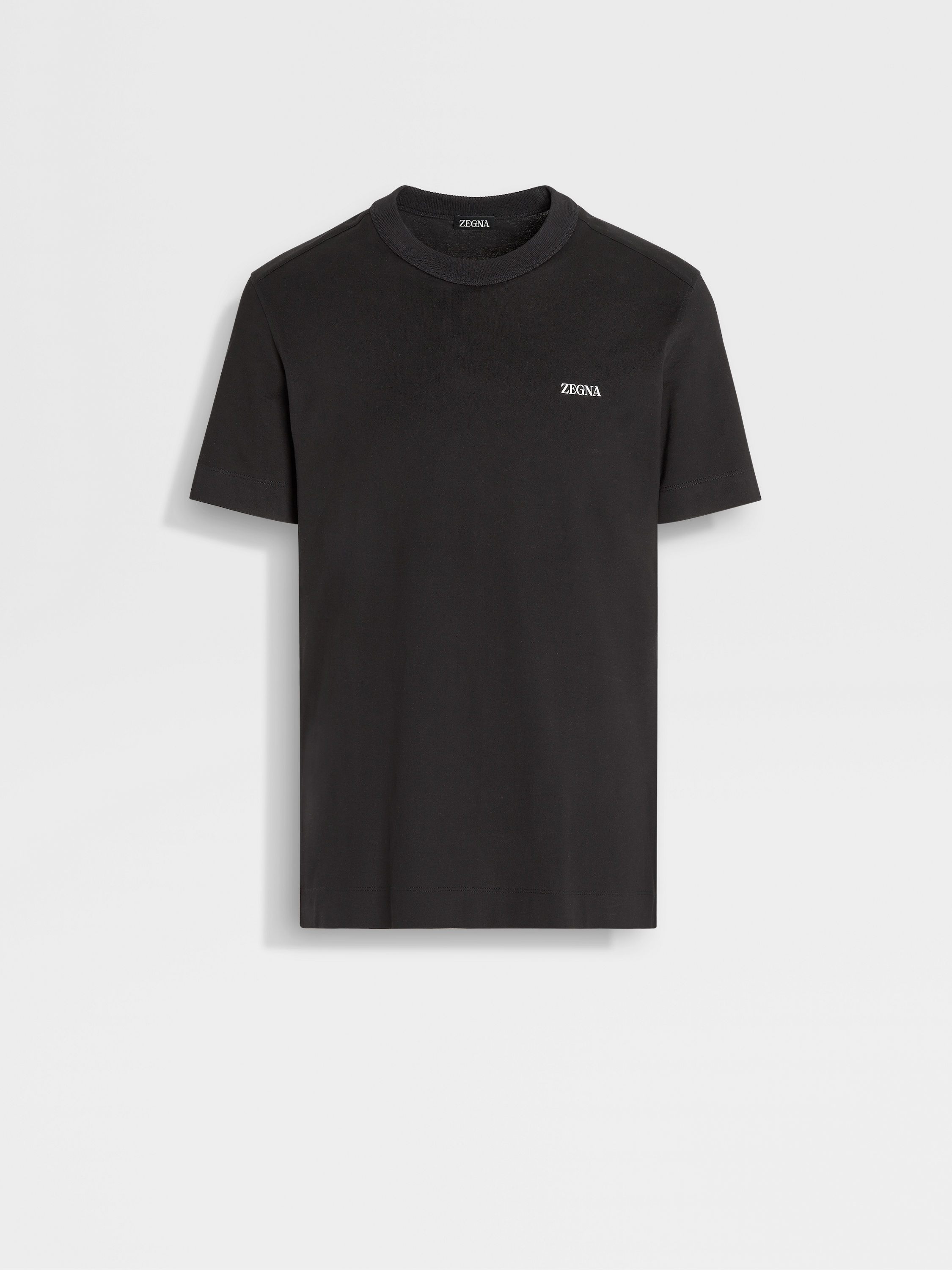 Black Cotton T-shirt SS25 25729610 | Zegna HK Black Cotton T-shirt SS25 25729610 | Zegna HK