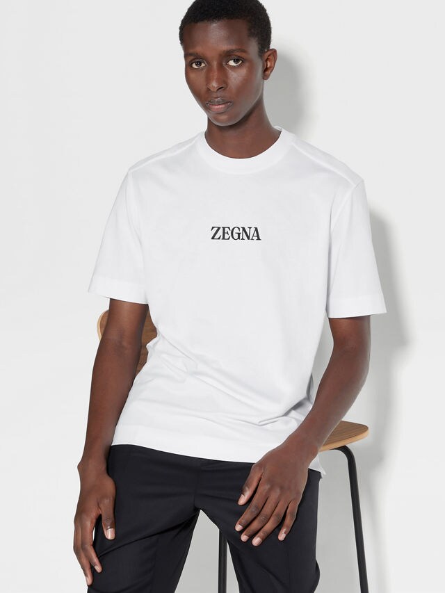 White #UseTheExisting™ Cotton T-shirt Product detail photo #2
