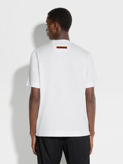 White #UseTheExisting™ Cotton T-shirt SS25 22383351 | Zegna ES White #UseTheExisting™ Cotton T-shirt SS25 22383351 | Zegna ES