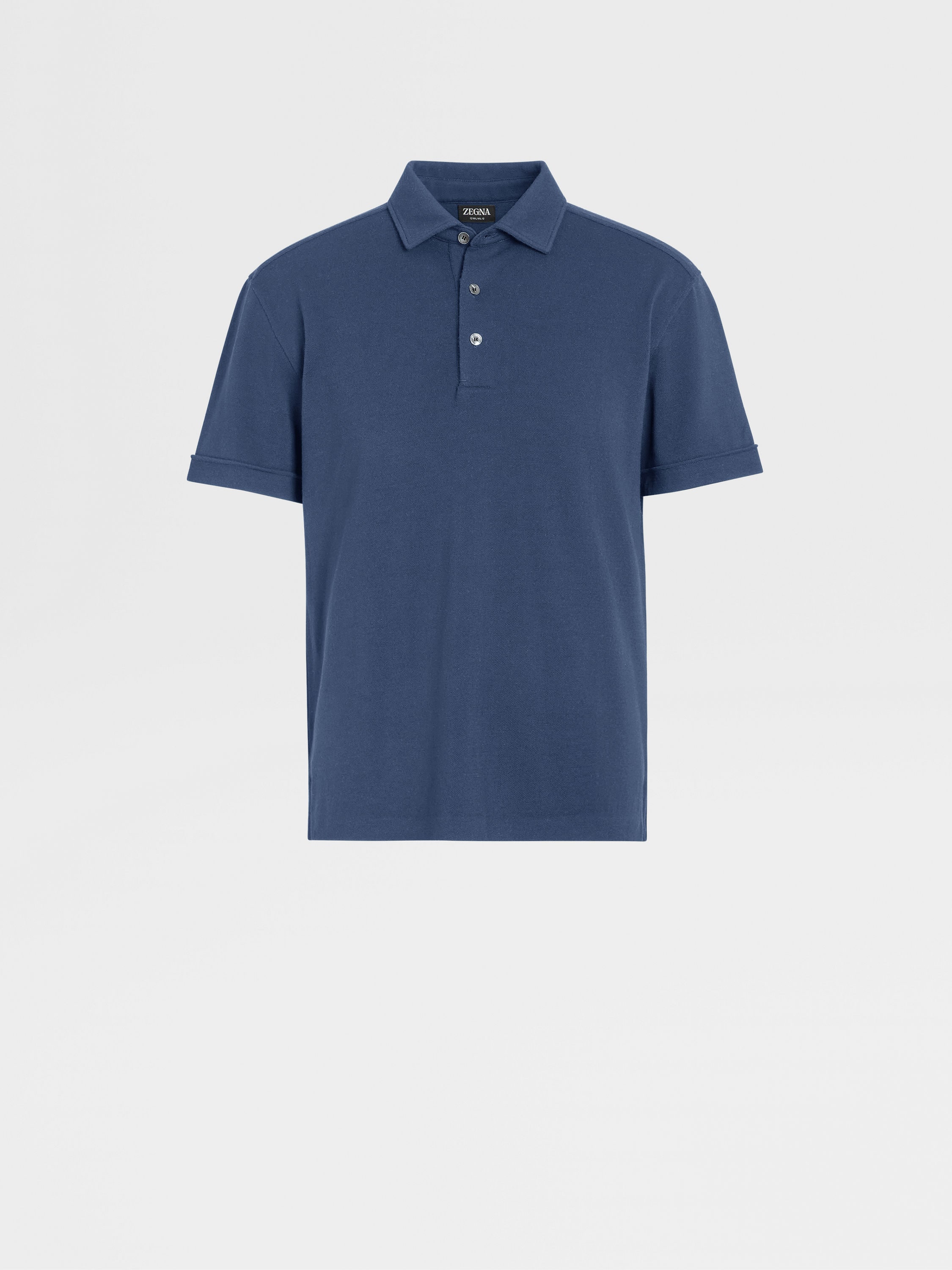 Utility Blue 12milmil12 Wool Polo Shirt