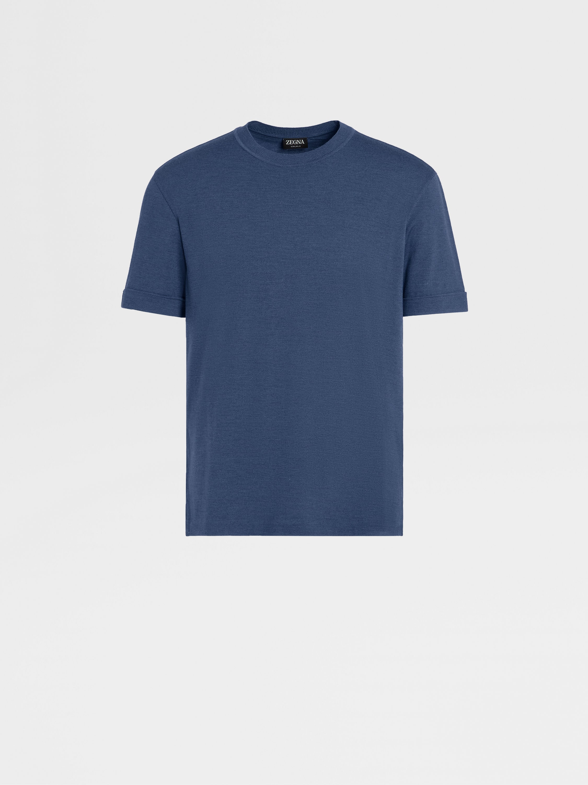 Utility Blue 12milmil12 Wool T-shirt