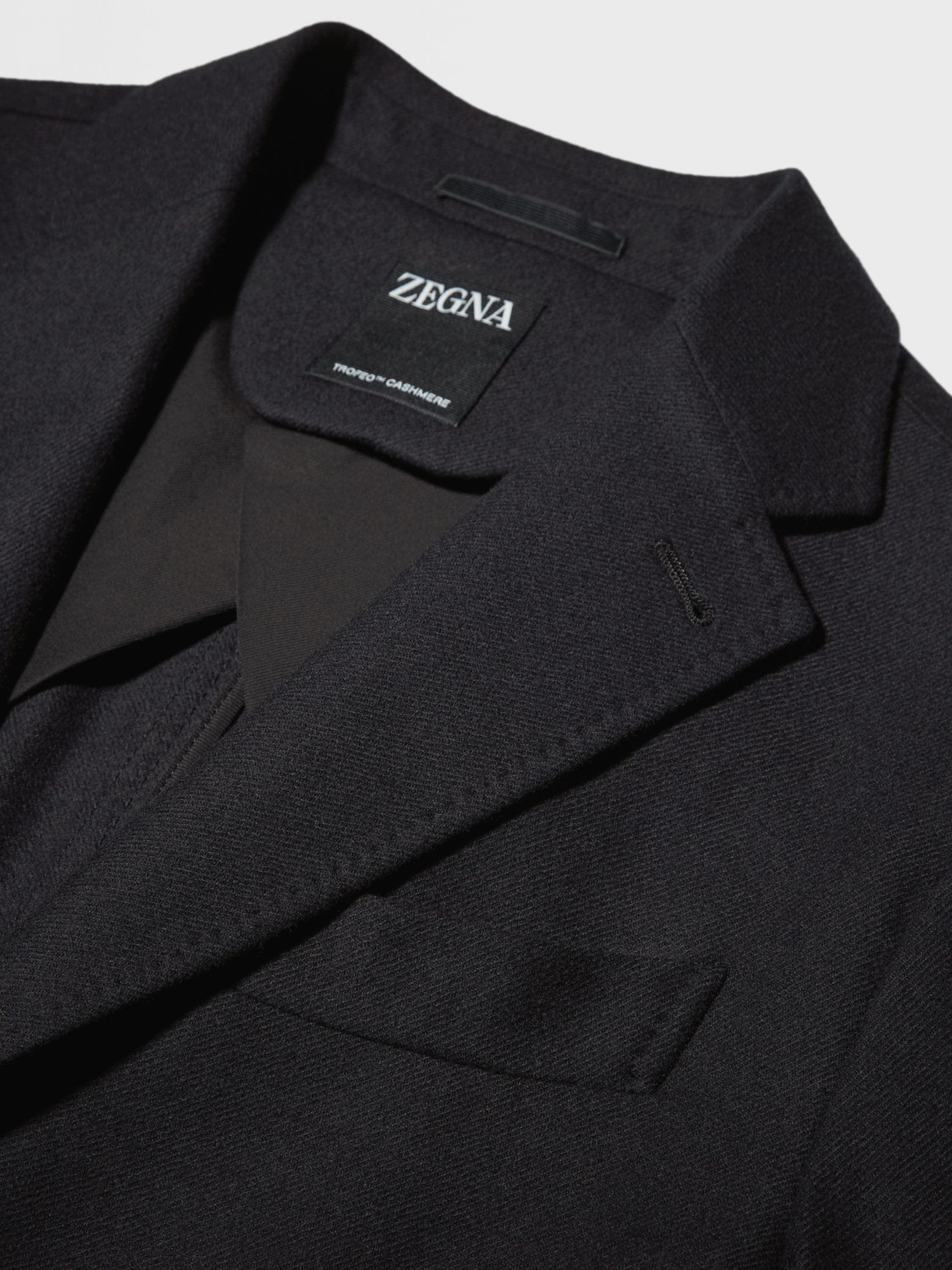 Black Trofeo Cashmere Jacket Product detail photo #2