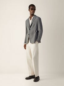 Navy Blue Trofeo Comfort Wool and Silk Jacket SS26 22475627 | Zegna US