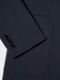 Navy Blue Stretch Cotton Blazer Product detail photo #2
