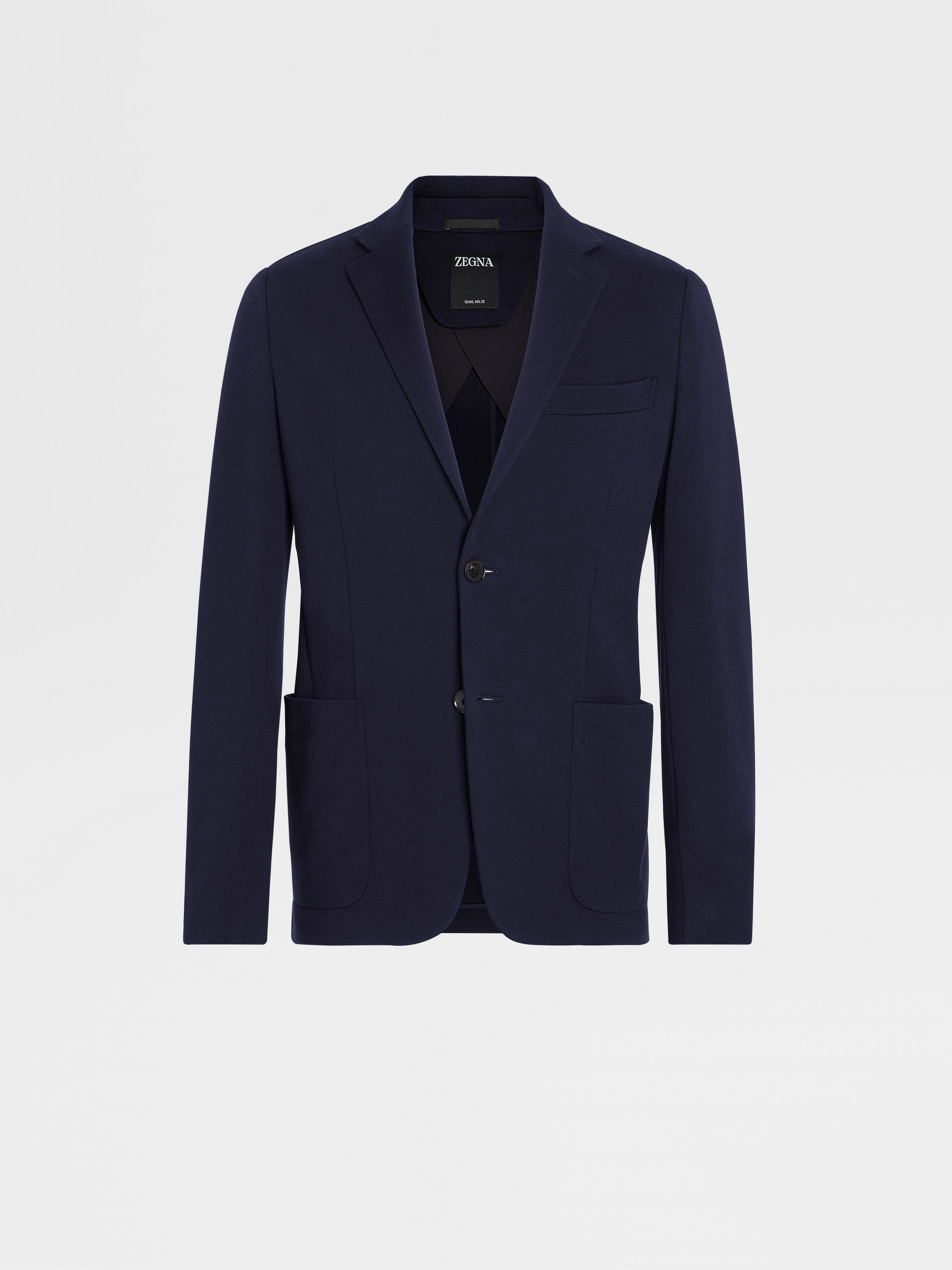 Lanificio Zegna Trofeo Navy Blue Wool Suit – StudioSuits