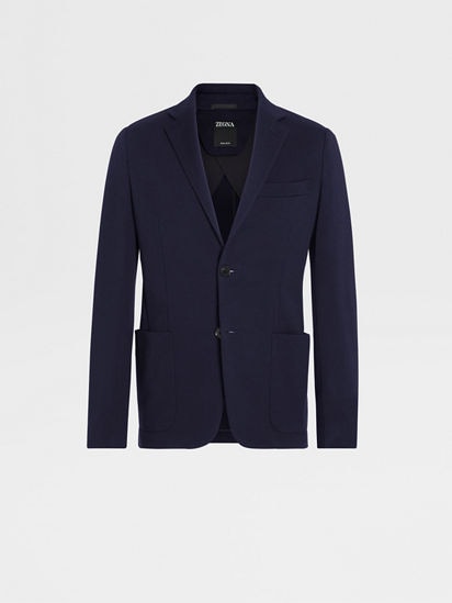 Navy Blue 12milmil12 Wool Shirt Jacket FW24 23257008 | Zegna DE Navy Blue 12milmil12 Wool Shirt Jacket FW24 23257008 | Zegna DE