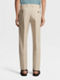 Pantalones de Algodón Elástico Color Beige Foto #2 de detalle del producto