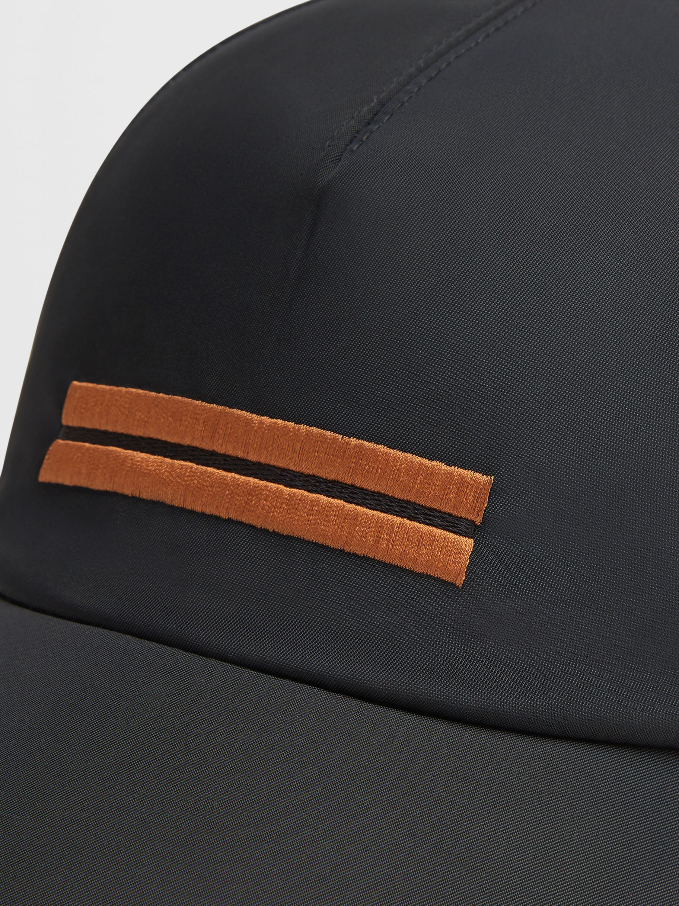 Black Technical Fabric Hat Product detail photo #1