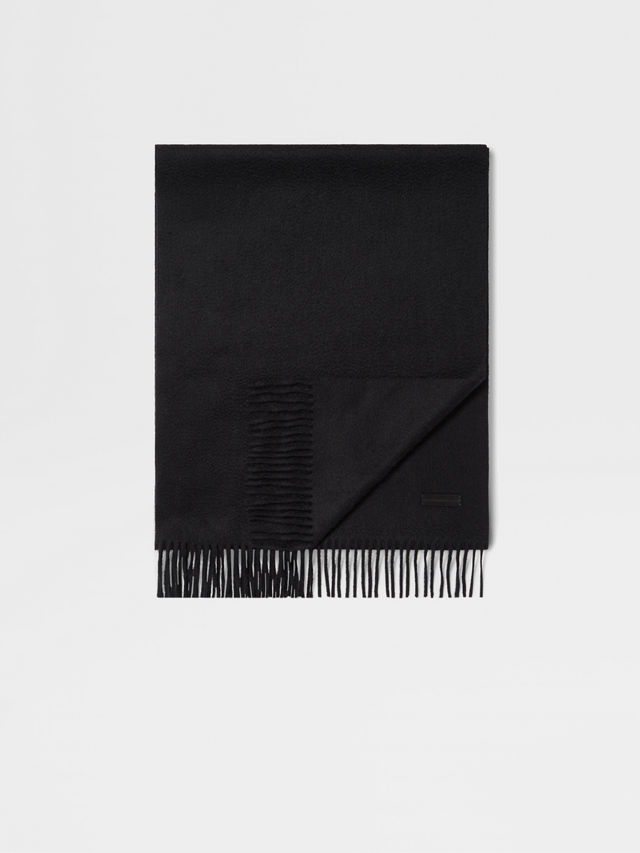 黑色 Oasi Cashmere 圍巾 產品主圖