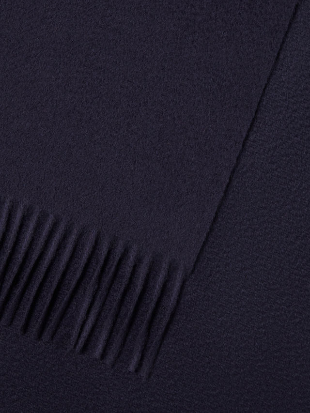 Dark Blue Oasi Cashmere Scarf Product detail photo #1
