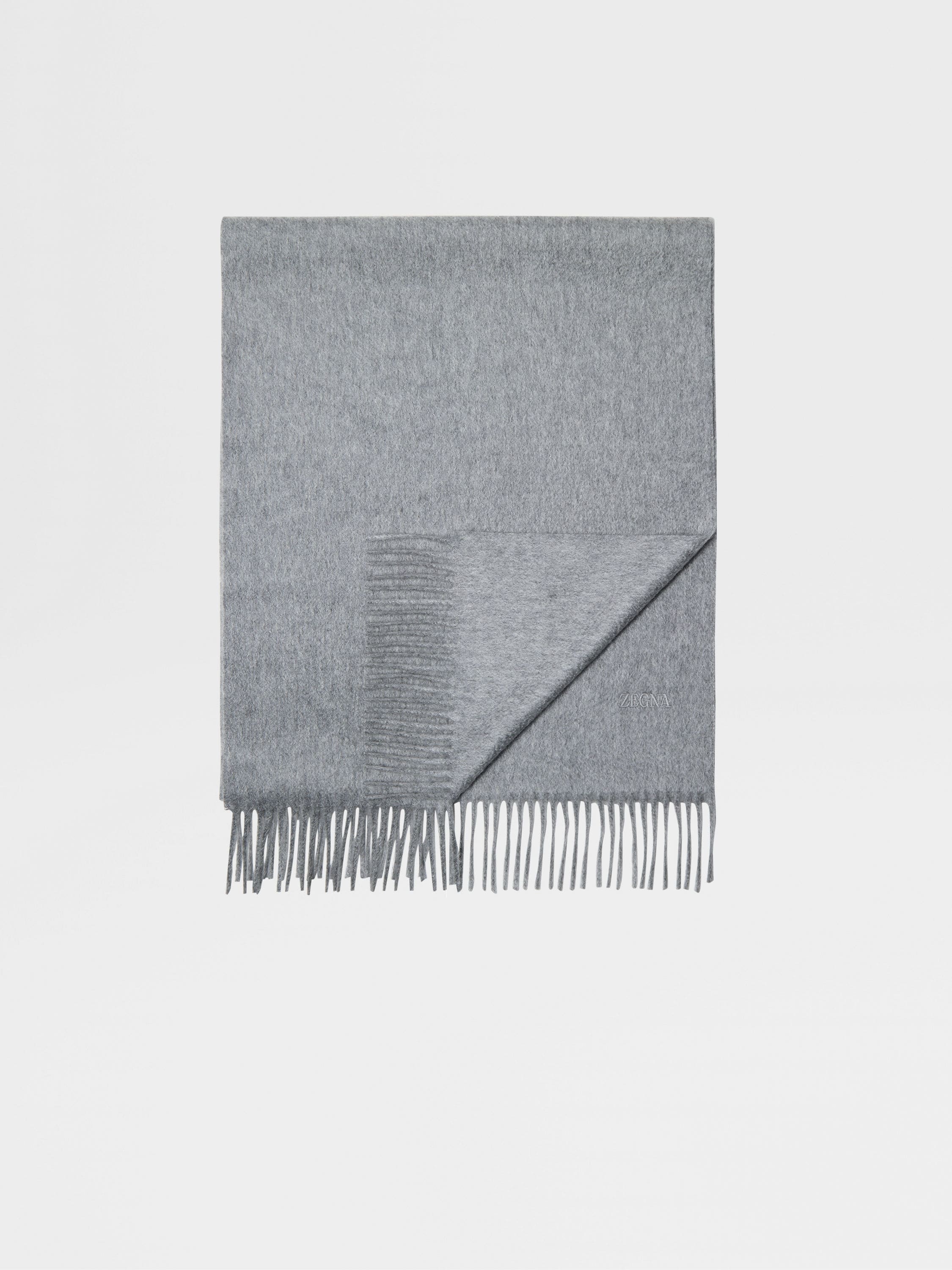 Grey Oasi Cashmere Scarf FW24 32132972 | Zegna US Grey Oasi Cashmere Scarf FW24 32132972 | Zegna US