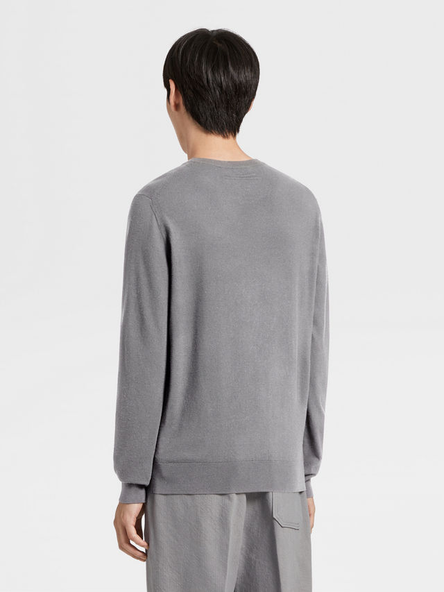 Dark Grey 12milmil12 Wool Crewneck Product detail photo #2
