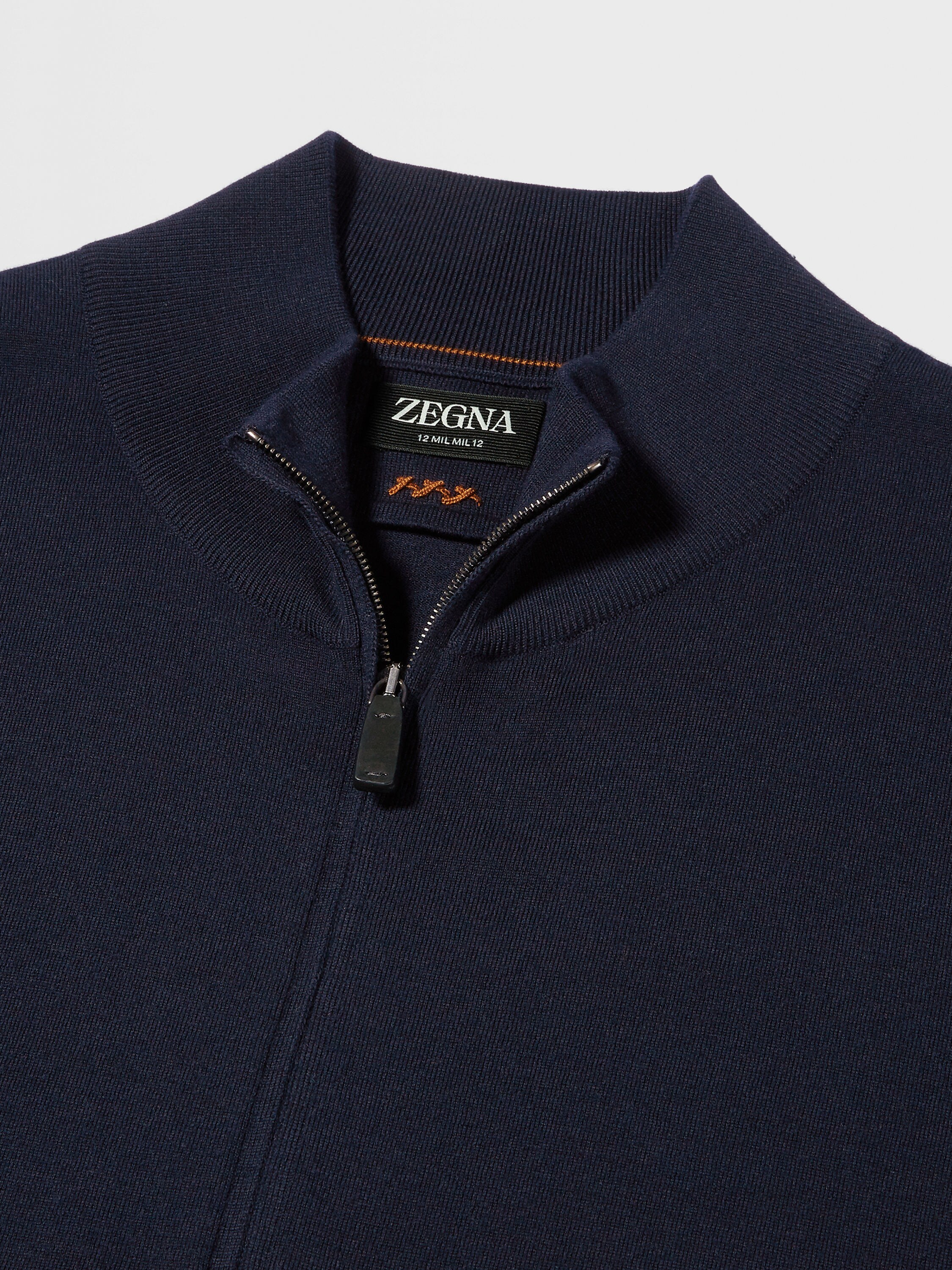 Navy Blue 12milmil12 Wool Cardigan Product detail photo #3