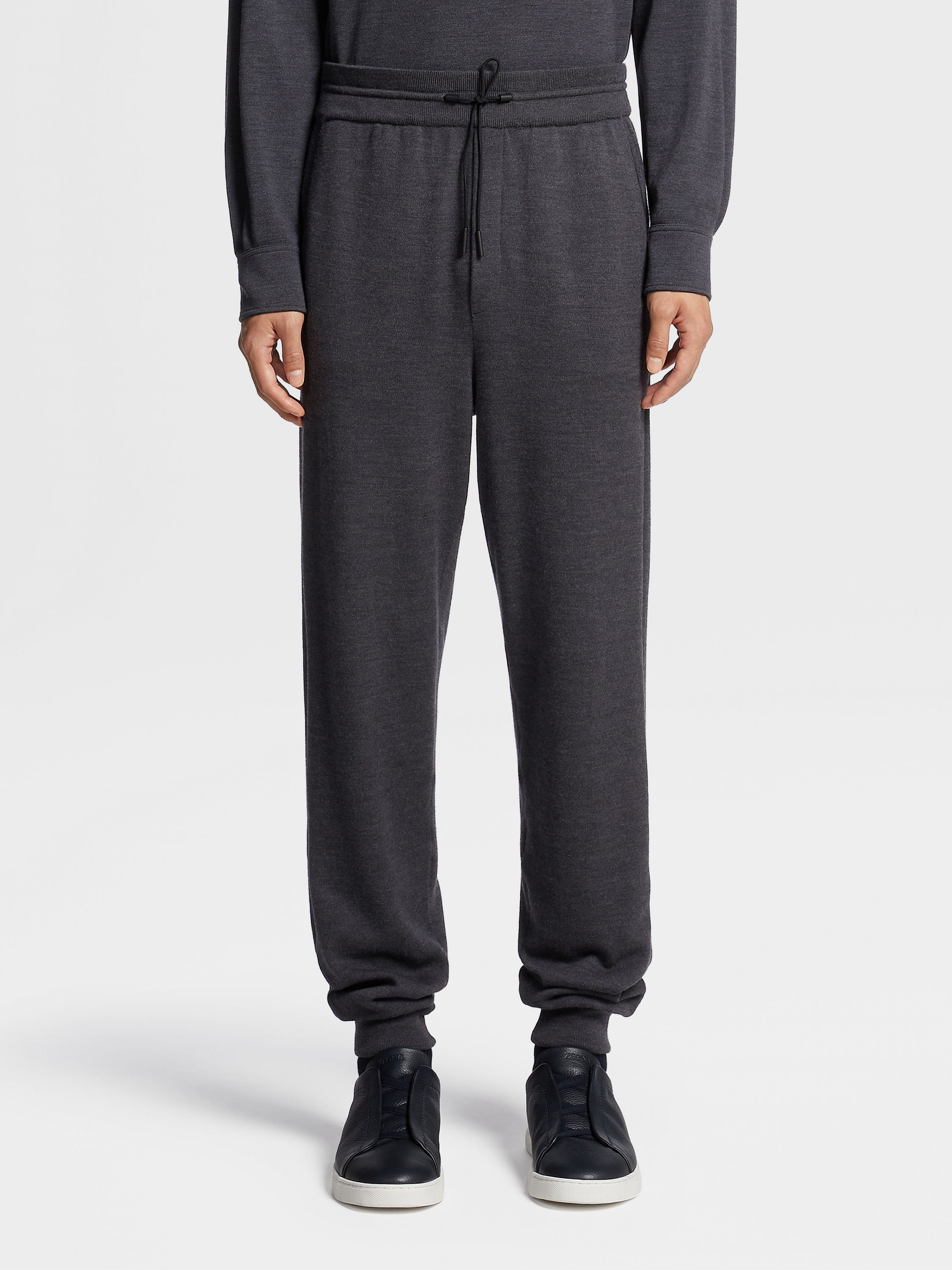 다크 그레이 12milmil12 울 조거팬츠 제품 상세 사진 #1