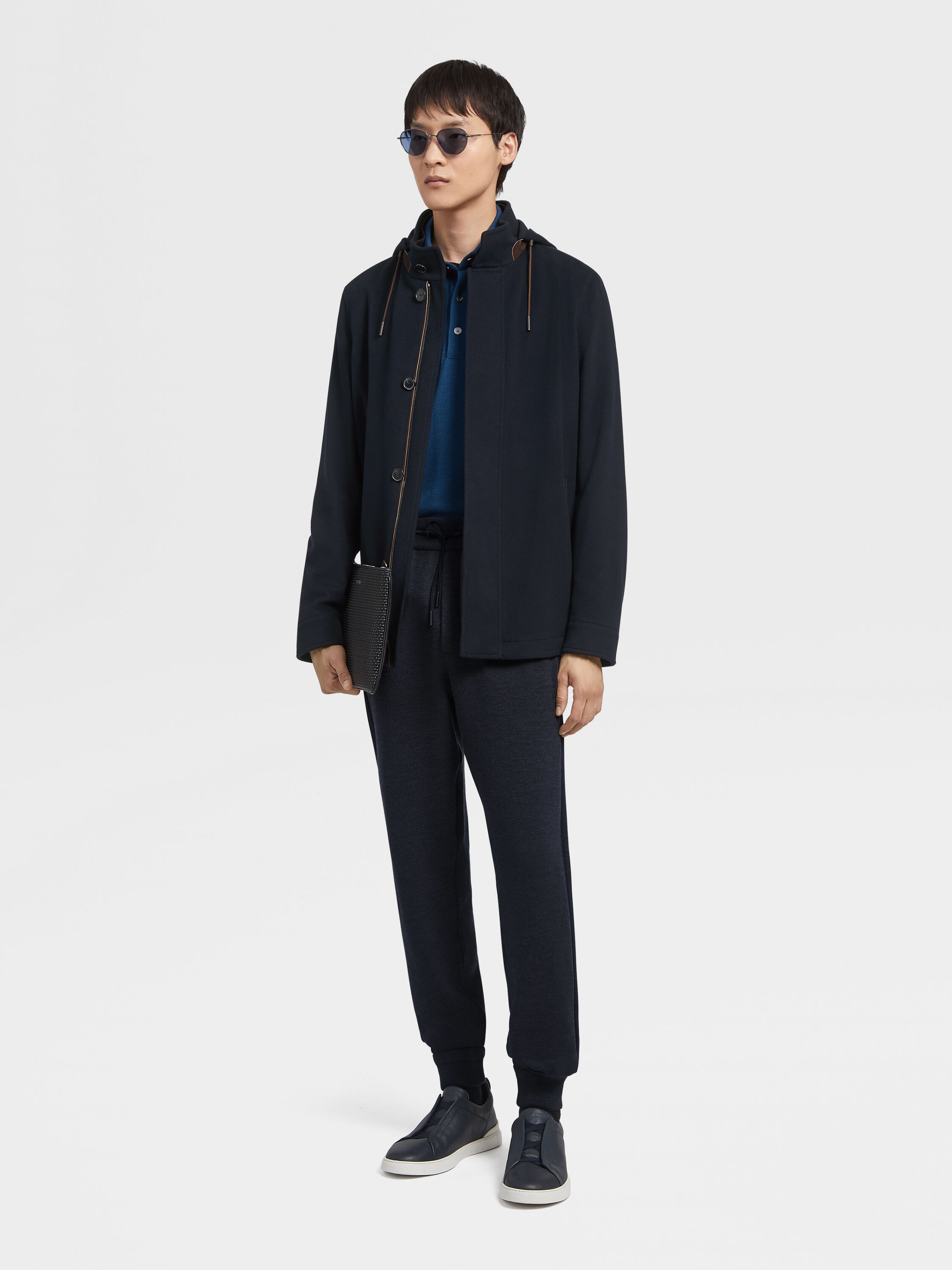 12milmil12 Wool Hooded Overjacket Product detail photo #1