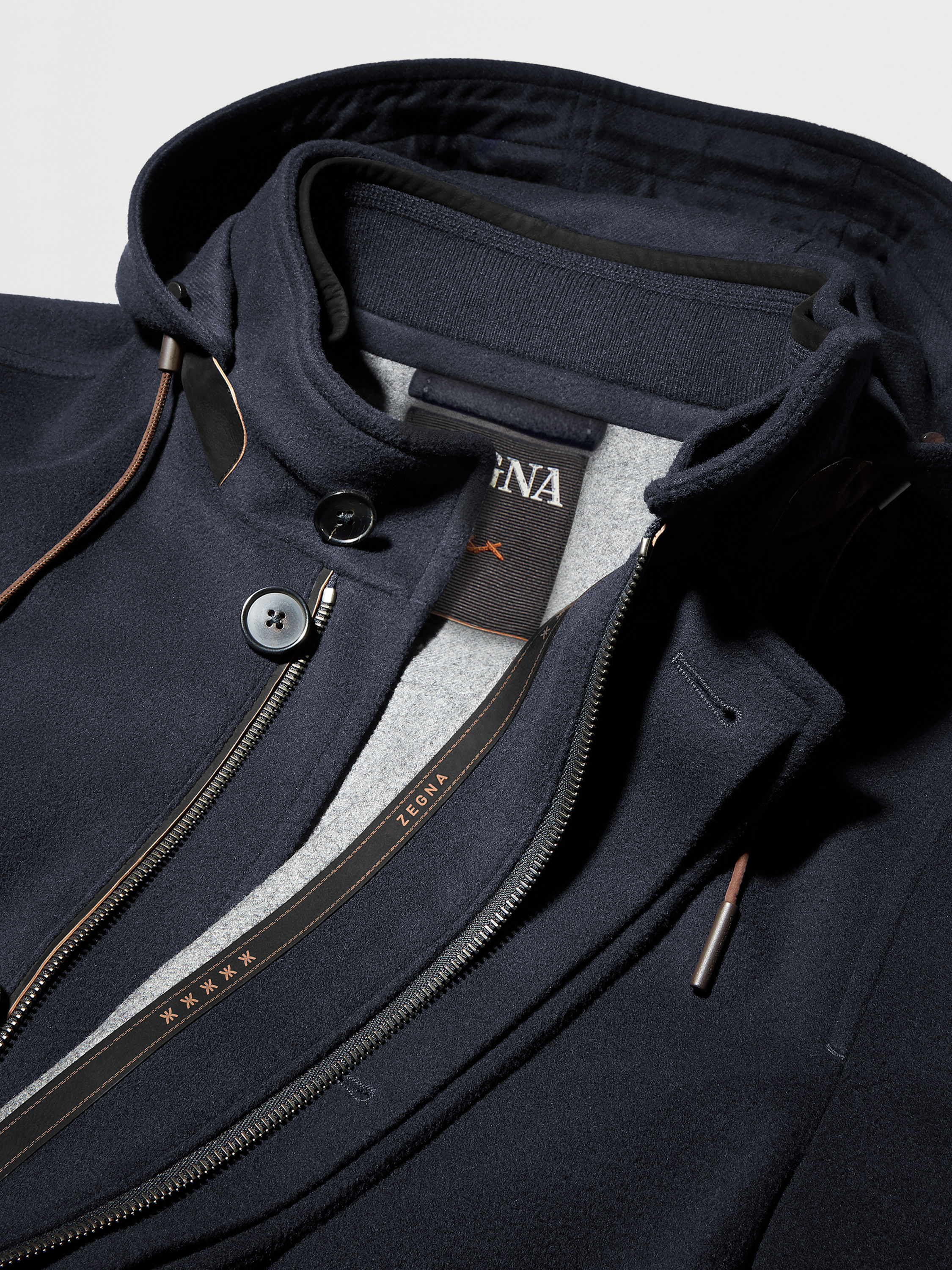 12milmil12 Wool Hooded Overjacket Product detail photo #2