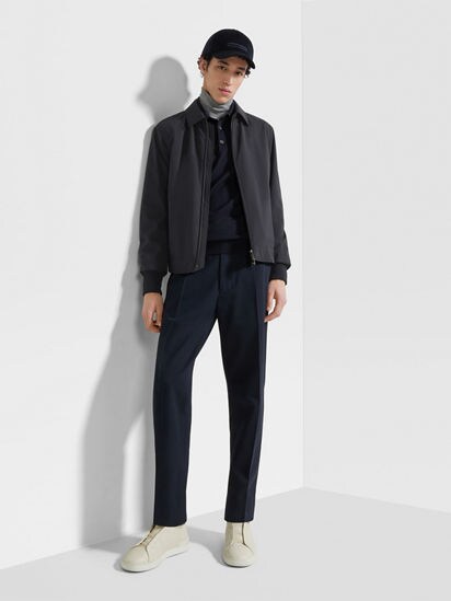 E.Z BY ZEGNAライダースジャケット メンズレザージャケット：コート、ボンバー＆ブルゾン | ZEGNA JP