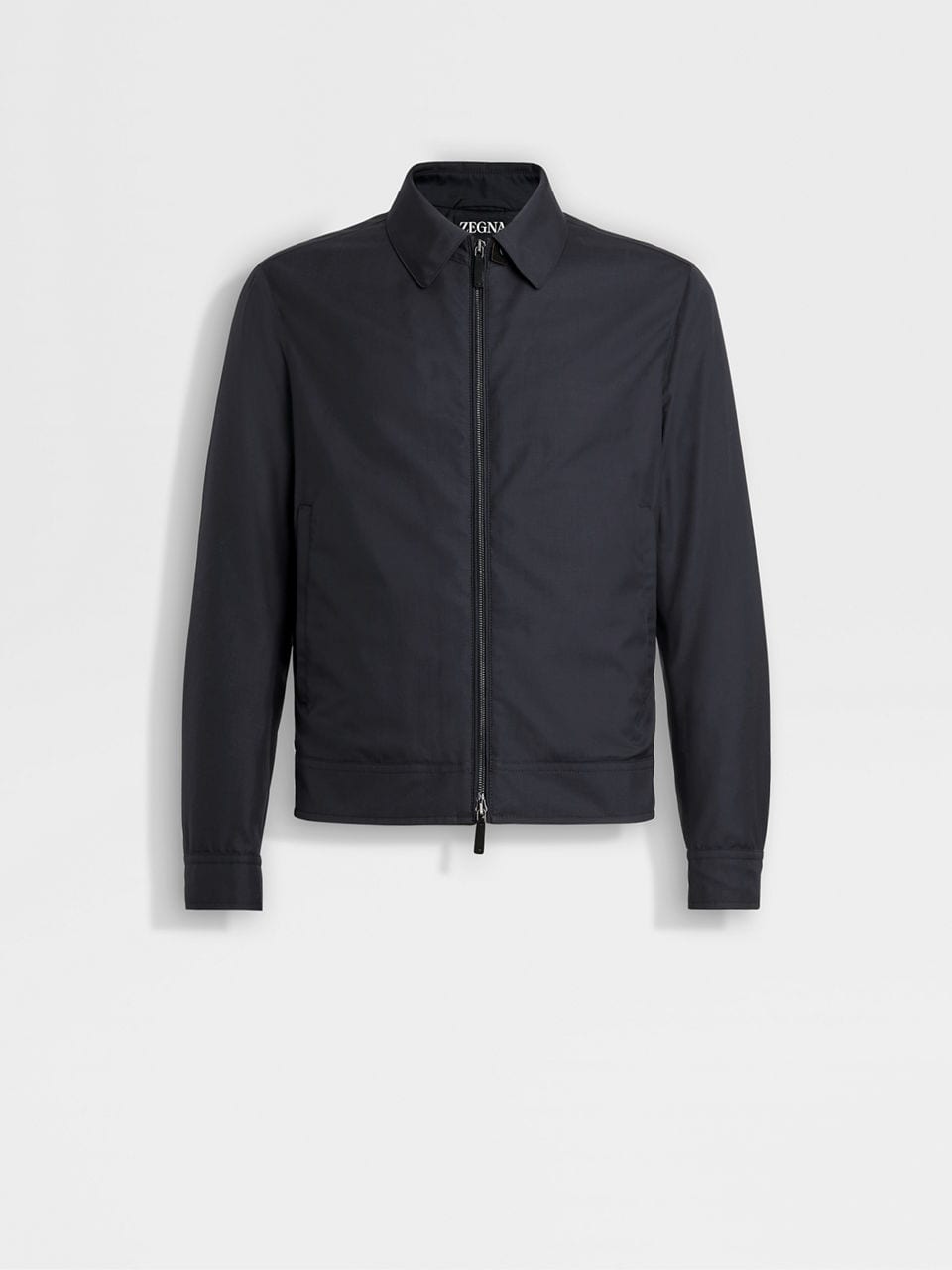 Zegna wool zipped jacket - Blue