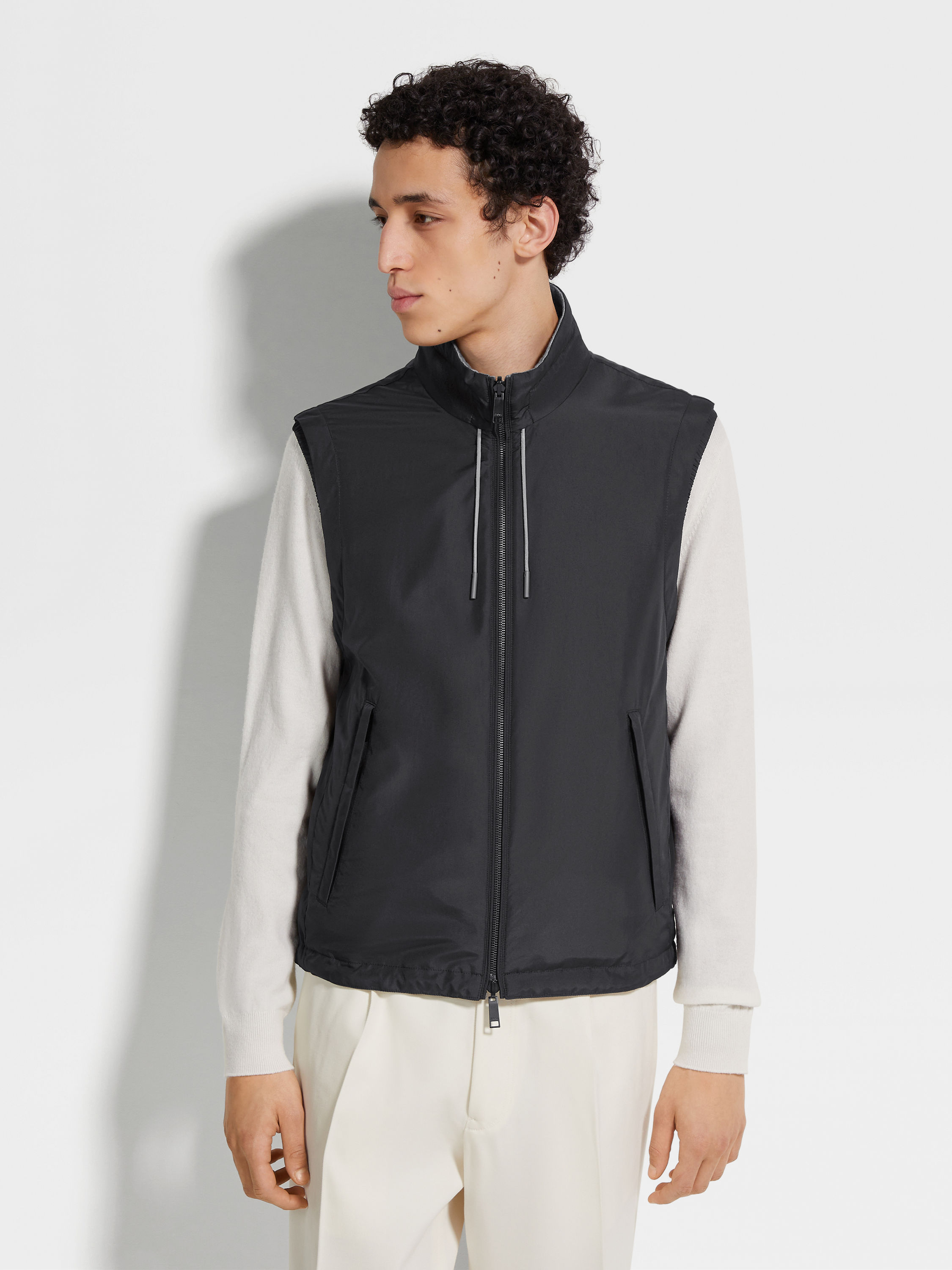 微纤维面料双面 Brezza 背心 产品细节图 #3